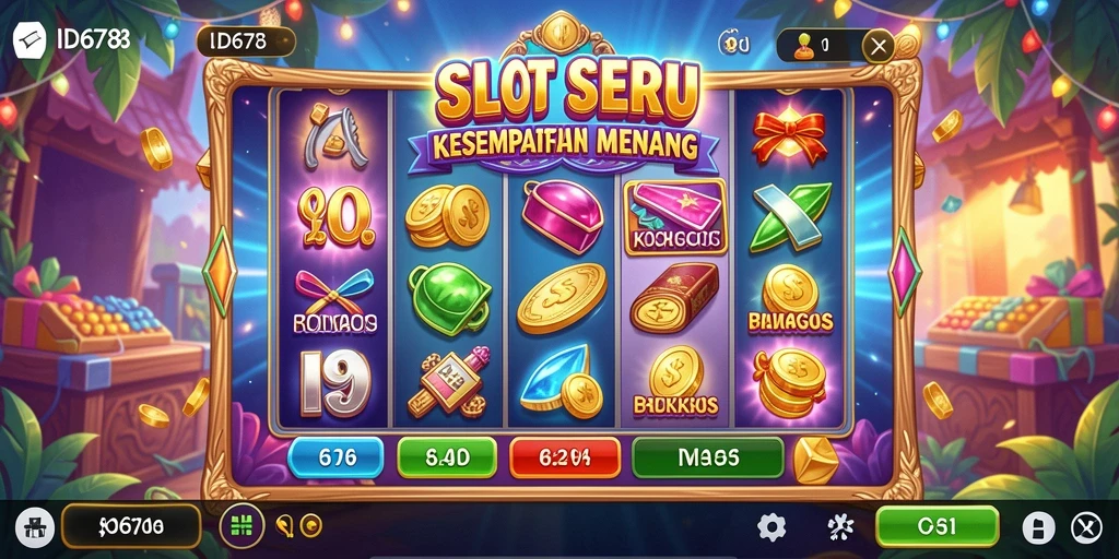Tampilan menarik gameplay Slot yang mengasyikkan di ID678.