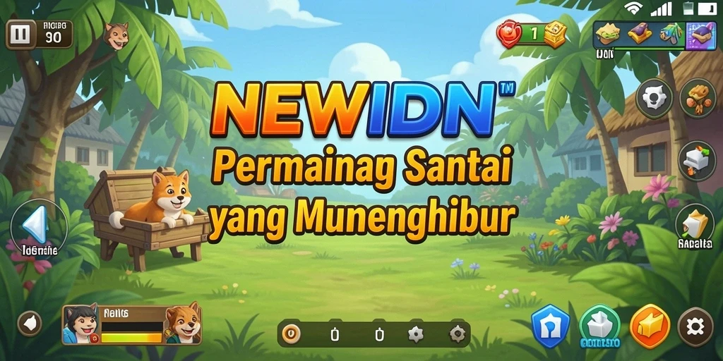 Tampilan menarik dari gameplay <strong>NEWIDN</strong> yang seru dan santai.